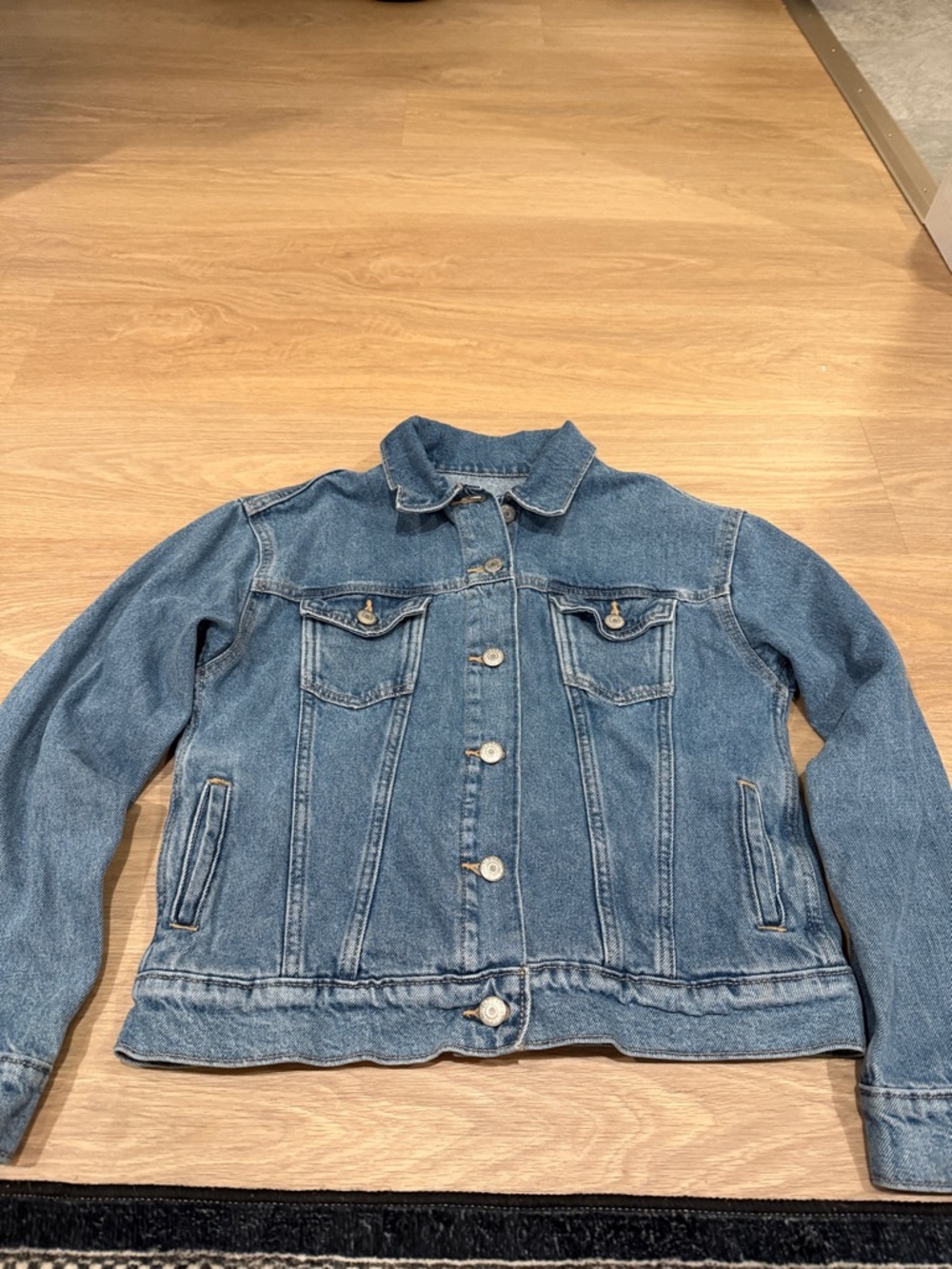 Old Navy Light Blue Denim Shirt Jacket